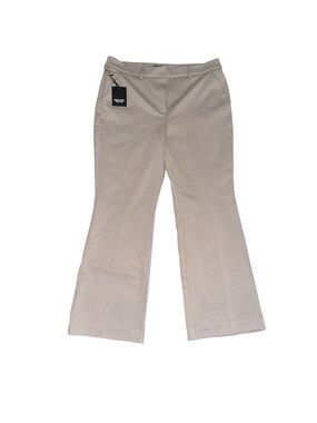 Vera Wang Cream Wide-Leg Pants